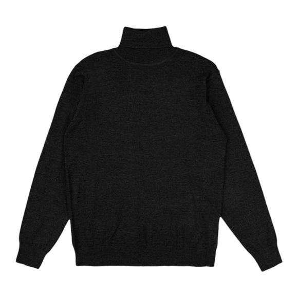 Black Tommy Hilfiger Turtle Neck Long Sleeve (L) - Picture 1 of 6